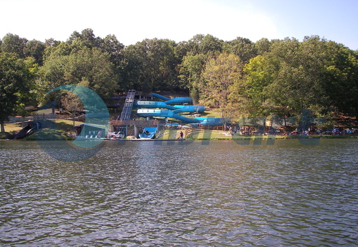 Raft slide Tomahawk Lake
