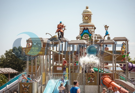 Pirate themed large play structure
