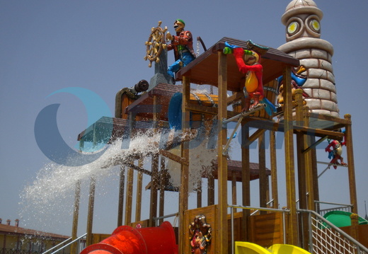 Play structure water slides
