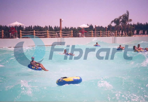 Wave pool tire tubes