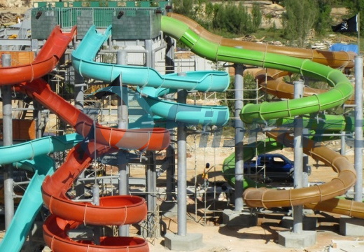 Open and enclosed body slides Blue Diamond

