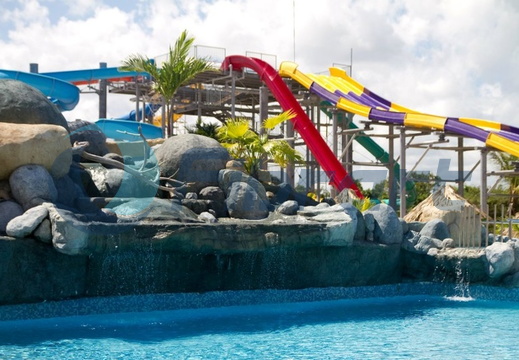 Water slides structure Sirenis