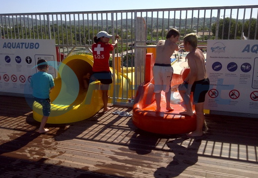 Aquatubo open and enclosed body slides Sirenis Ibiza