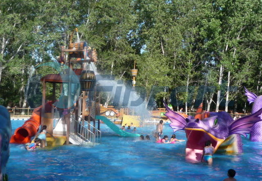 Kiddie pool area Parque Oasis
